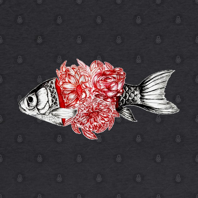 Illustration Fish Art by Vishroliya Merchandise